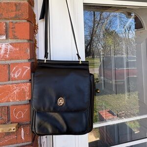 Giani Bernini Black Leather Crossbody